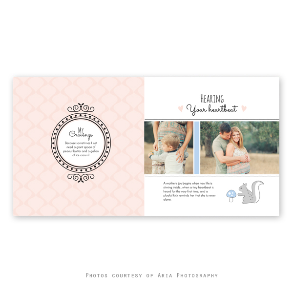 Maternity Pregnancy Journal Album Book (12×12)