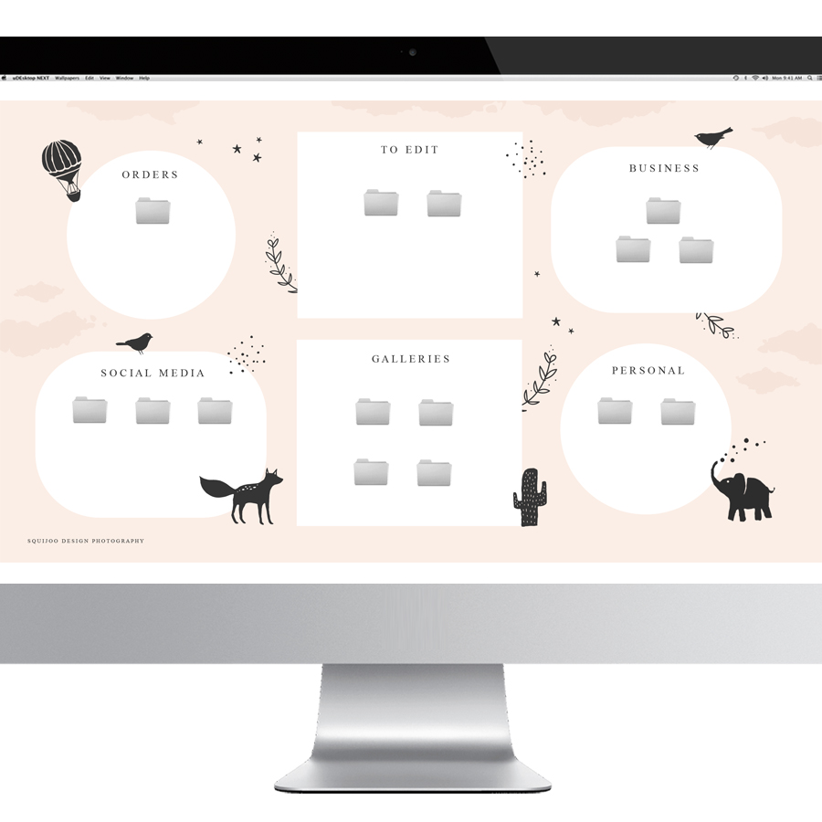 Dreamflow Desktop Organizer Template