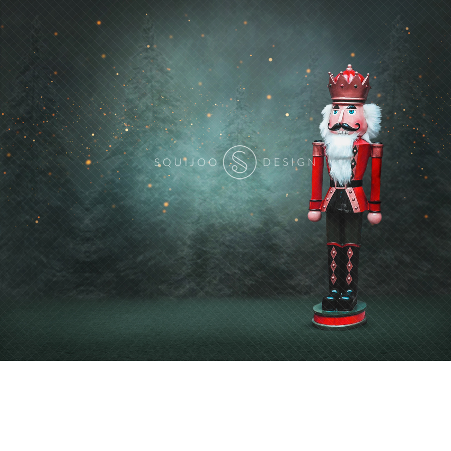 Christmas Nutcracker Digital Backdrop
