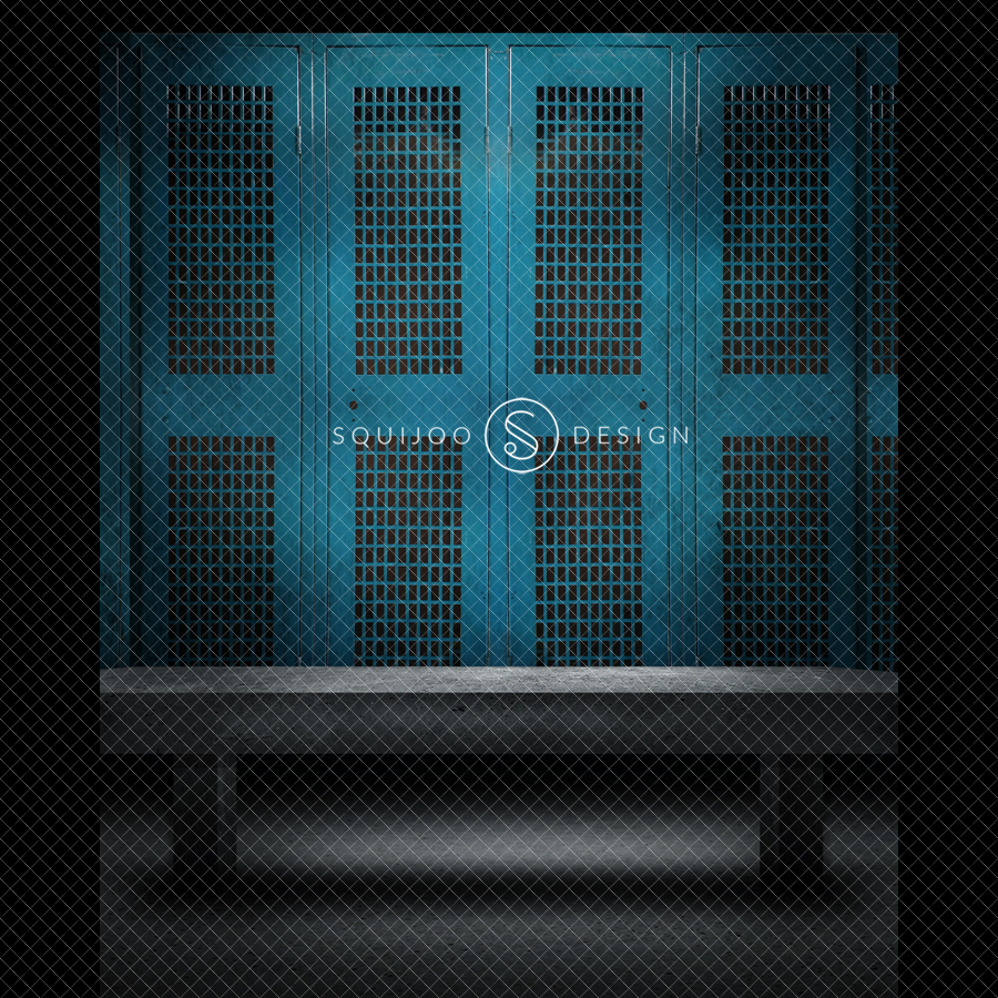 Football Sports Digital Backdrop Locker Room