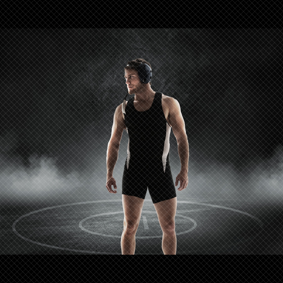 Wrestling Sports Digital Backdrop Grunge