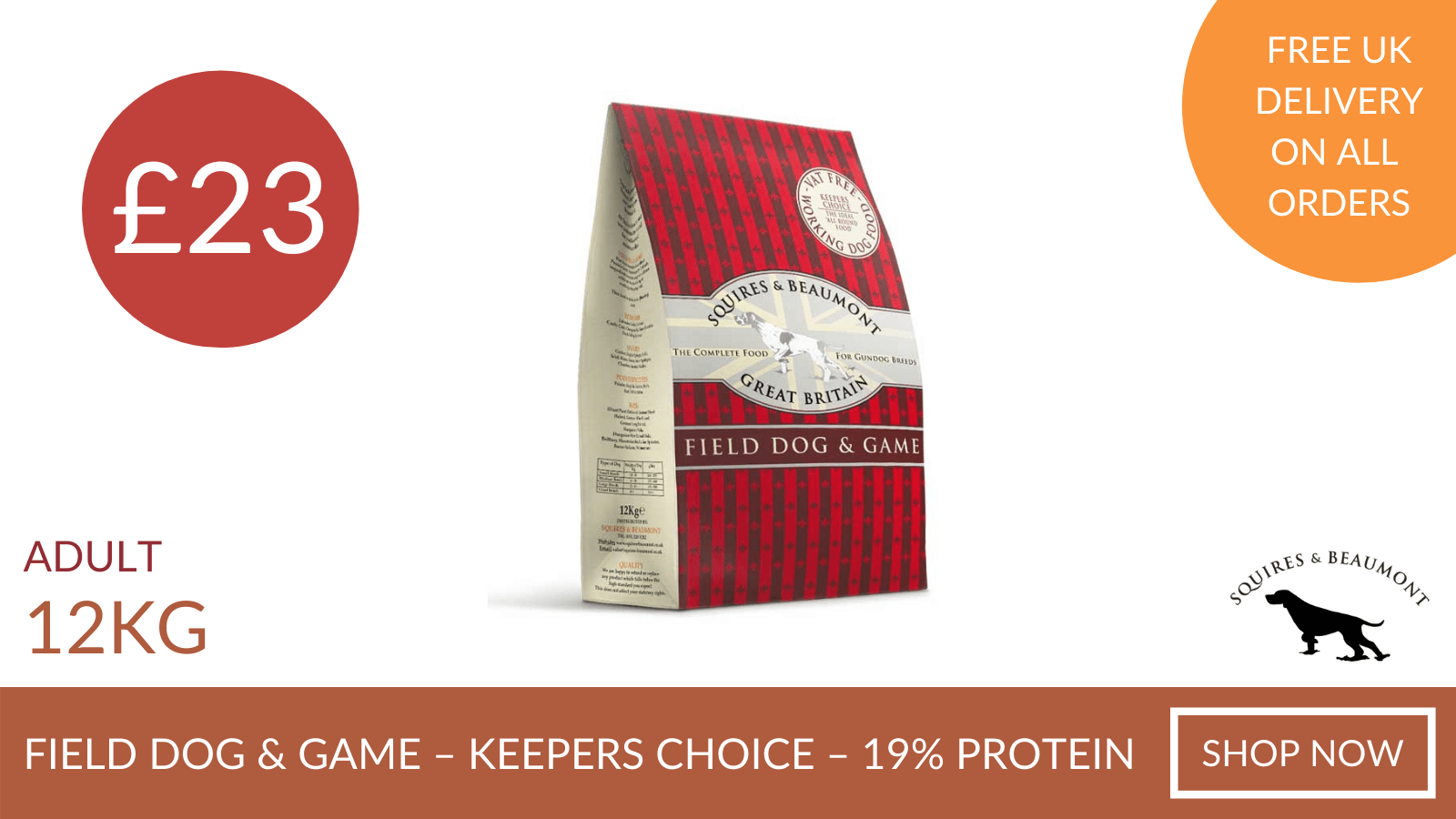 Keepers Choice Working Dog Food Squires & Beaumont