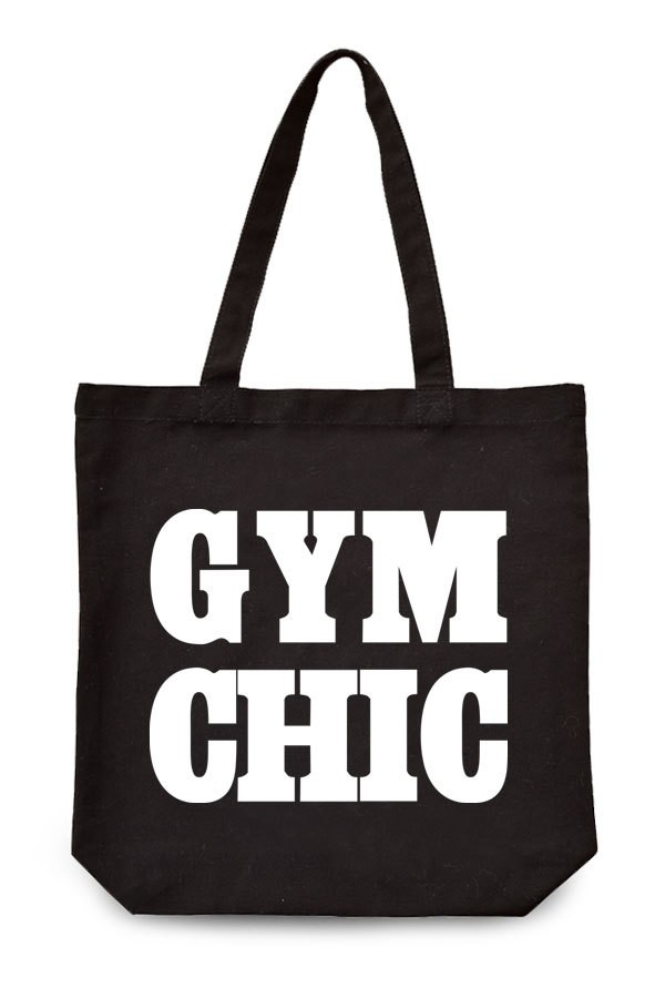 Squirrel.ly "Gym Chic" Canvas Tote Bag