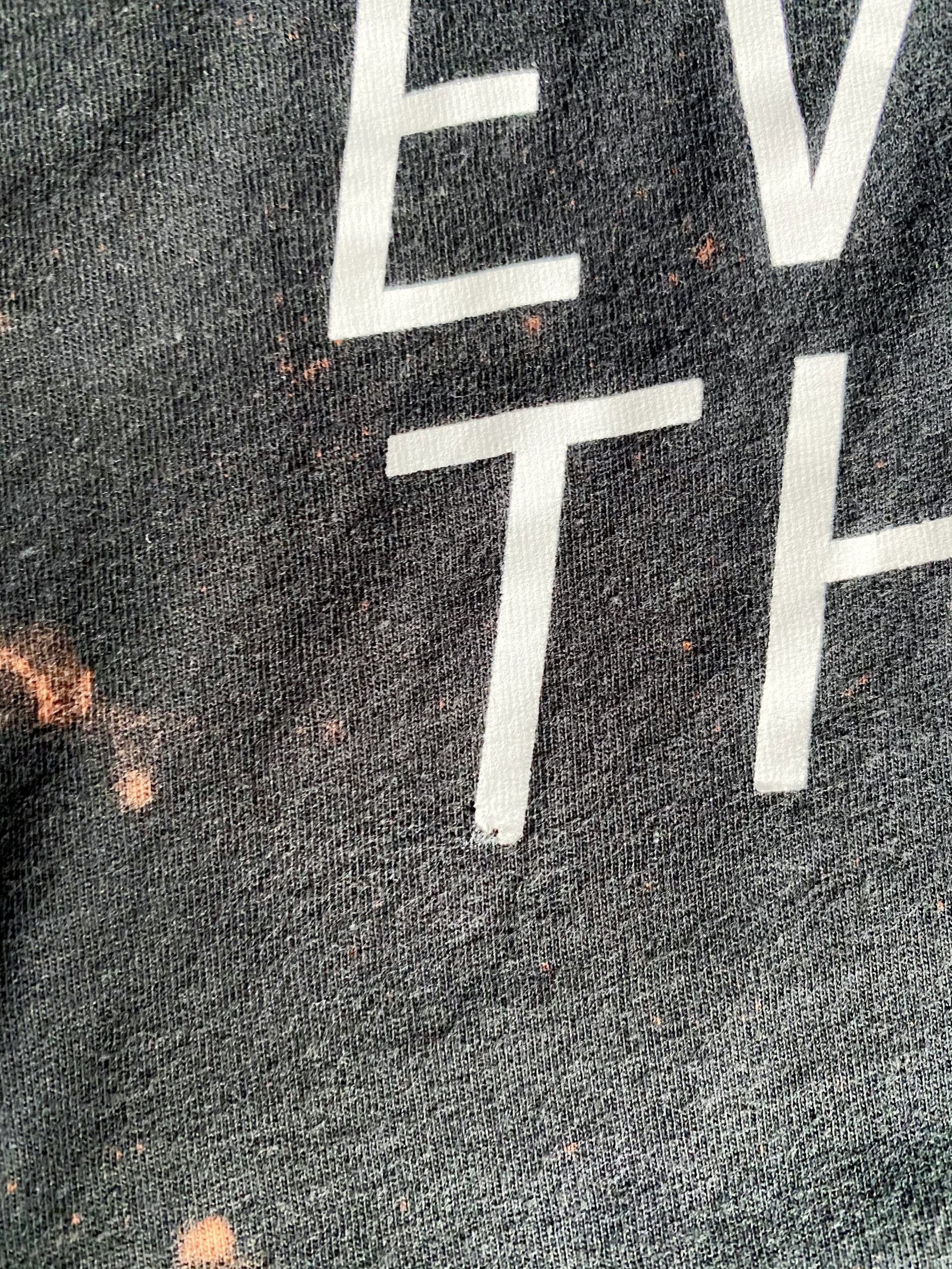 I Ruin Everything Medium Bleach Dyed Tshirt Black 2 SquirrelLeg