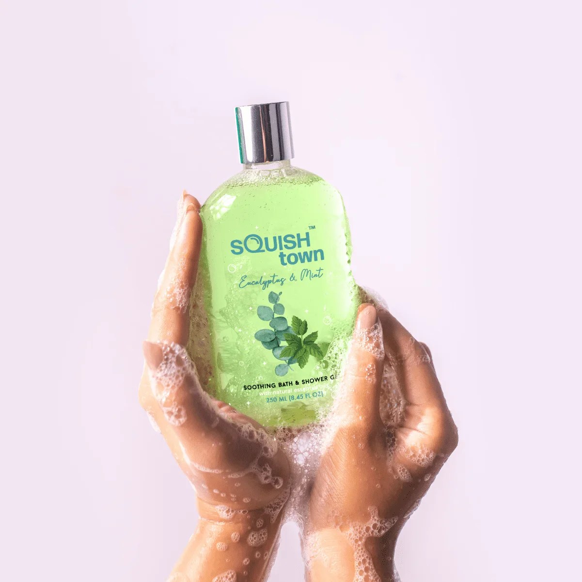 Eucalyptus & Mint Soothing Bath & Shower Gel Squish Town Private