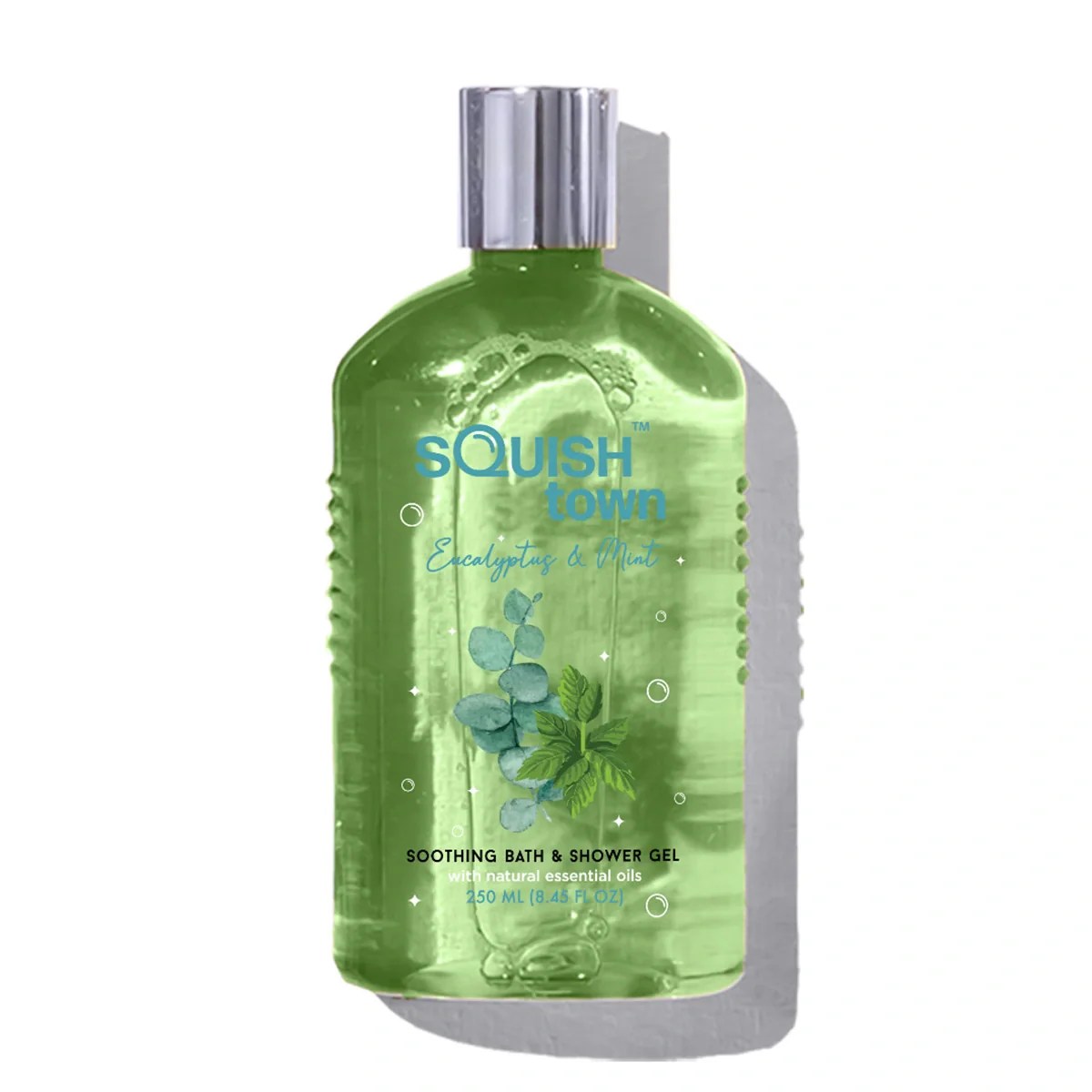 Eucalyptus & Mint Soothing Bath & Shower Gel Squish Town Private