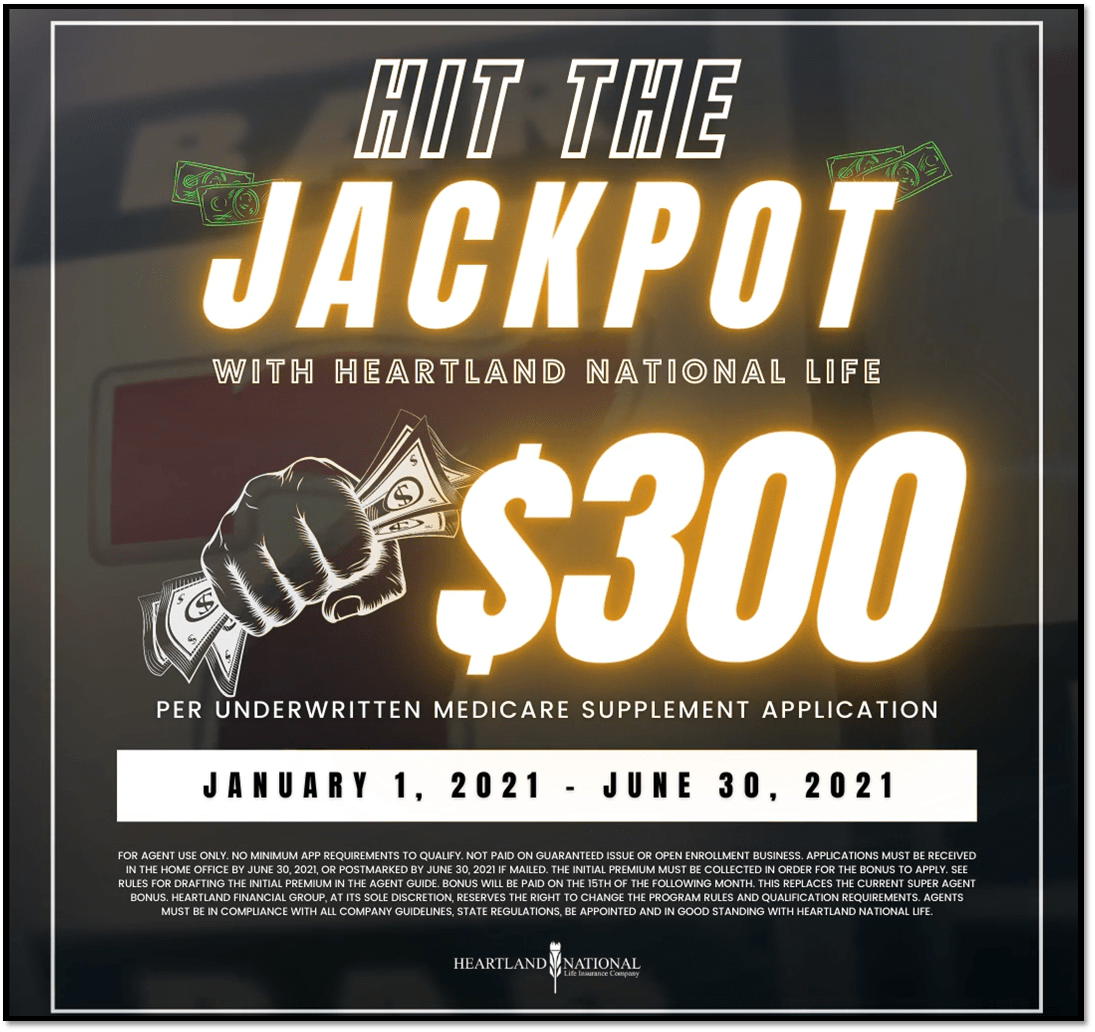Heartland National Cash Bonus Continuing Thru June 2021 Senior