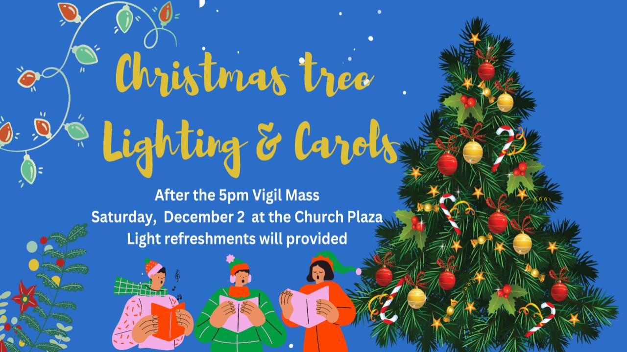 St. Raymond Catholic Church in Dublin 2023 Tree Lighting & Christmas
