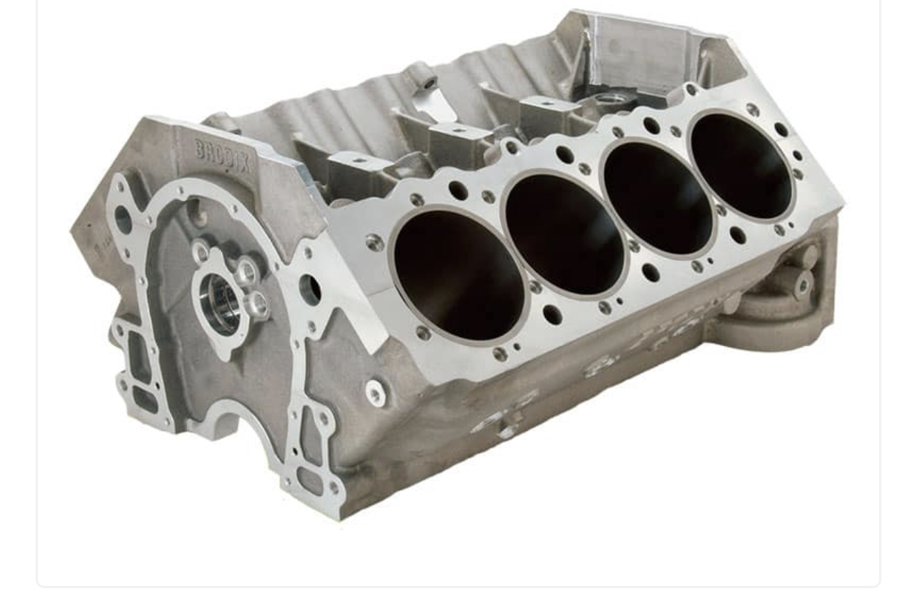 Brodix ASCS Aluminum block 4.000 bore SRE Engine Techniques