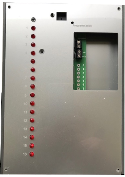 Coffret alarme technique 16 zones entees reseau