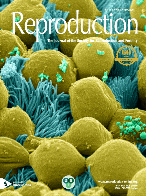 Reproduction Journal Society for Reproduction and Fertility