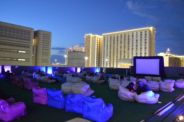 “Hidden Cinema” Rooftop Venue in Las Vegas The Lariat