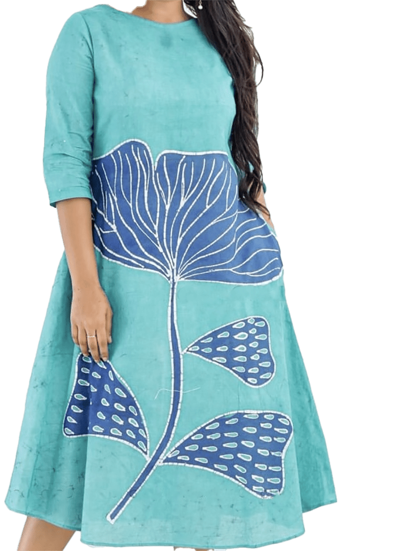 Sri Lankan Batik Frock F005 Sri Lankan Roots