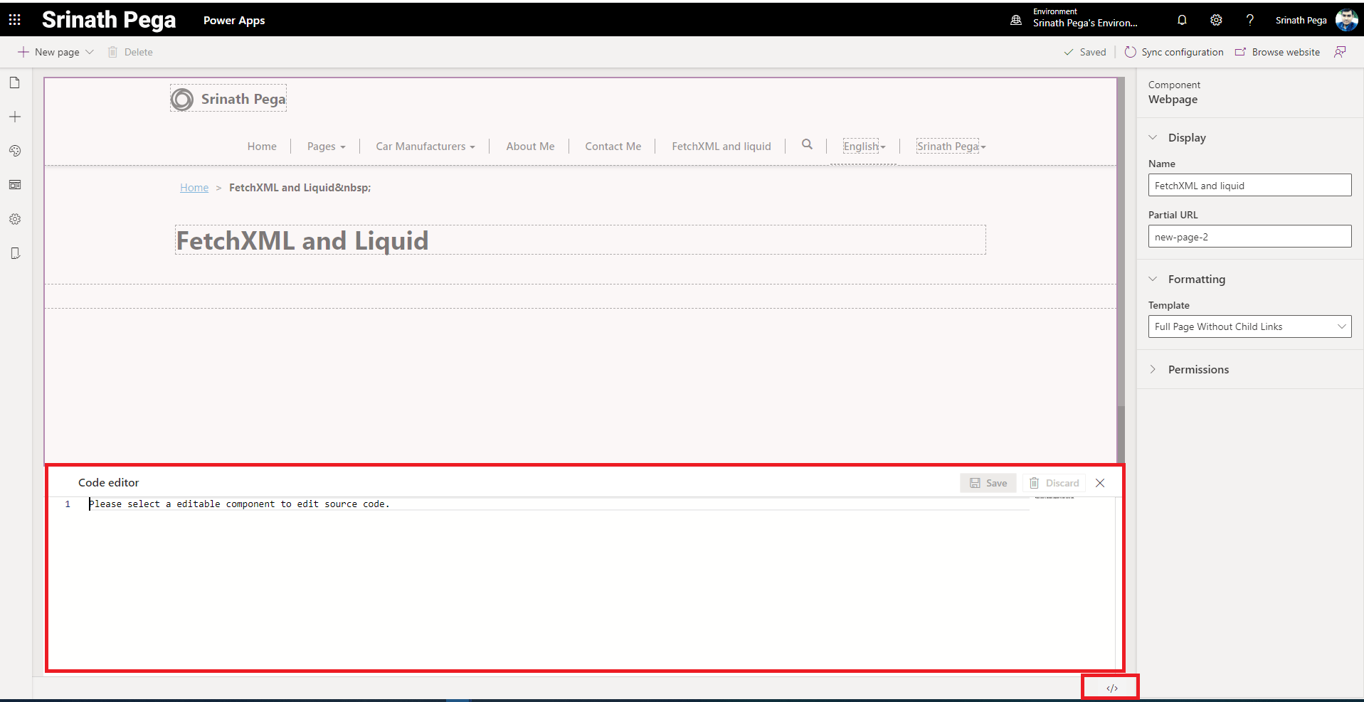 Power Apps Portal 14 Display Entity List using FetchXML and Liquid