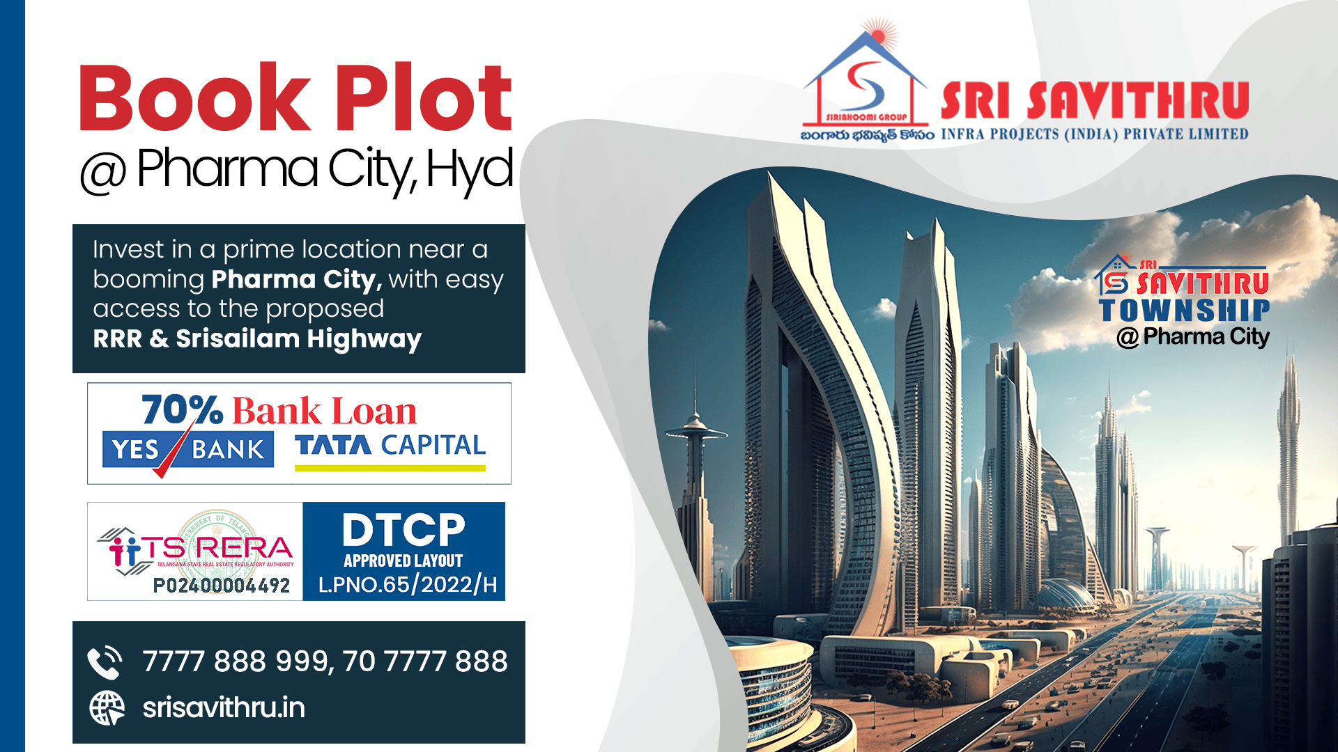 Invest in Open Plots near Pharma City, Define Luxury Living