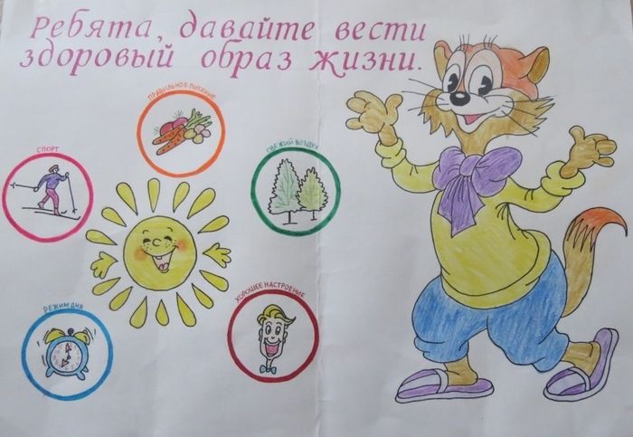 нарисовать рисунок на тему здоровье