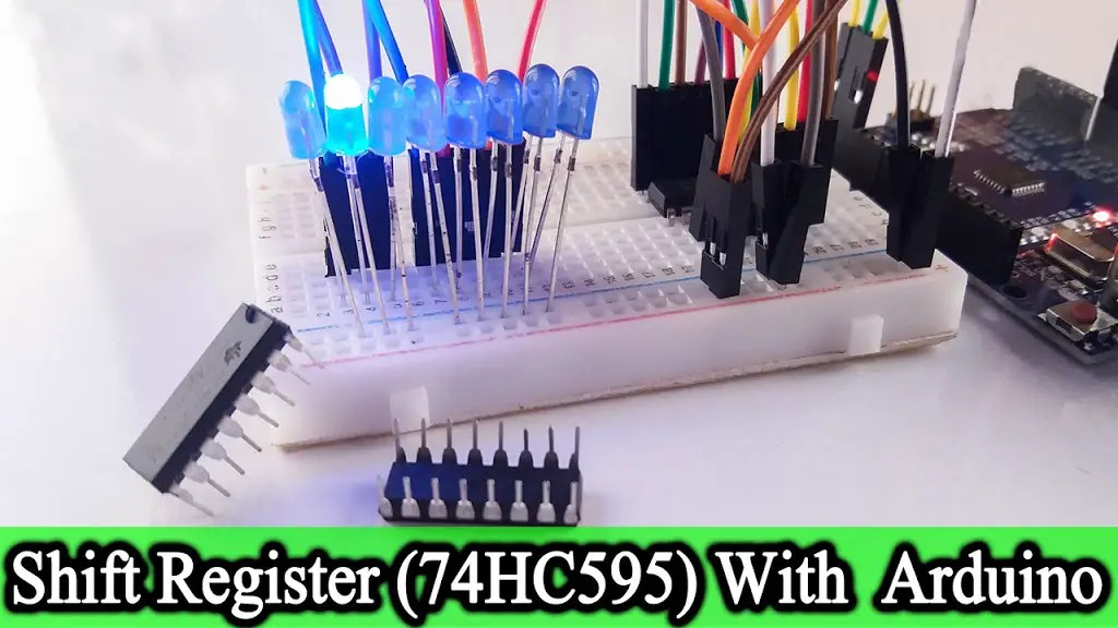 How does 74hc595 shift register work Step by step instructions