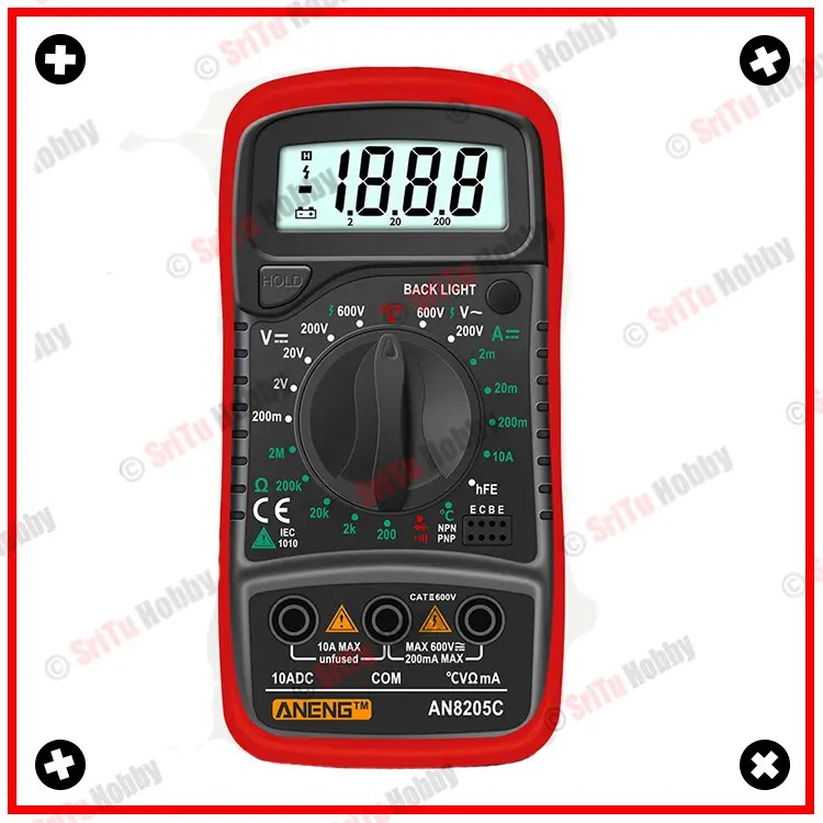 ANENG AN8205C Digital Multimeter SriTu Hobby