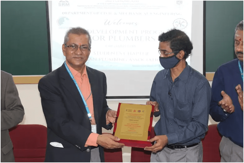 HANDSON SKILL TRAINING FOR PLUMBERS SRM Easwari Engineering College