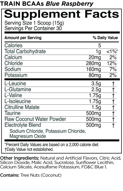 R1 Train BCAAs +Electrolytes Sr Nutrition
