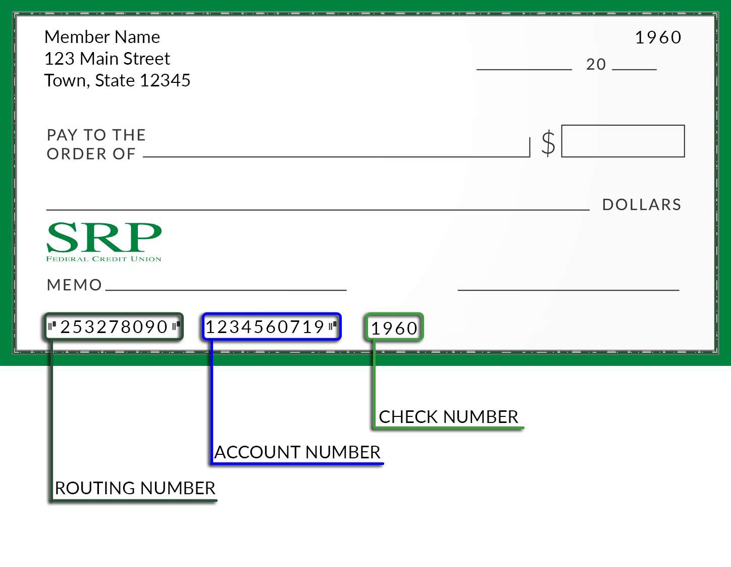 Direct Deposit SRP Federal Credit Union
