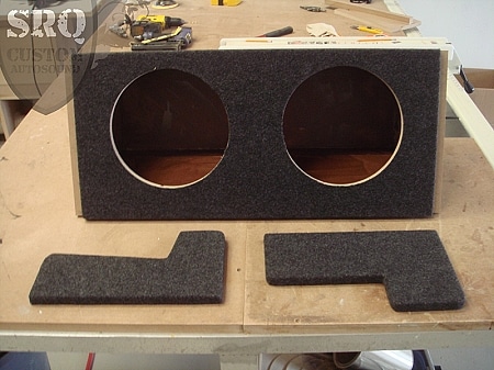 FORD MUSTANG 2005-2014 SUBWOOFER ENCLOSURE - SRQ Customs