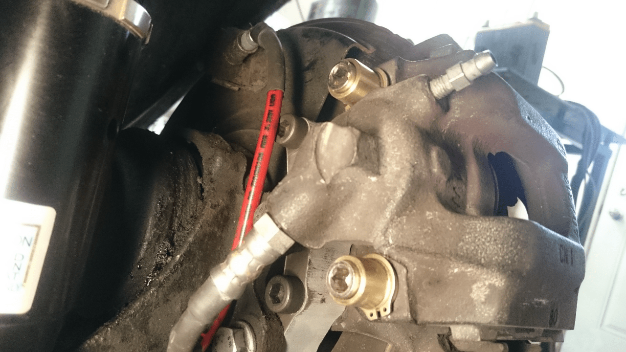 Solid Brake Slider Pins Kit V2 ( With Dust Guard ) SRS concept