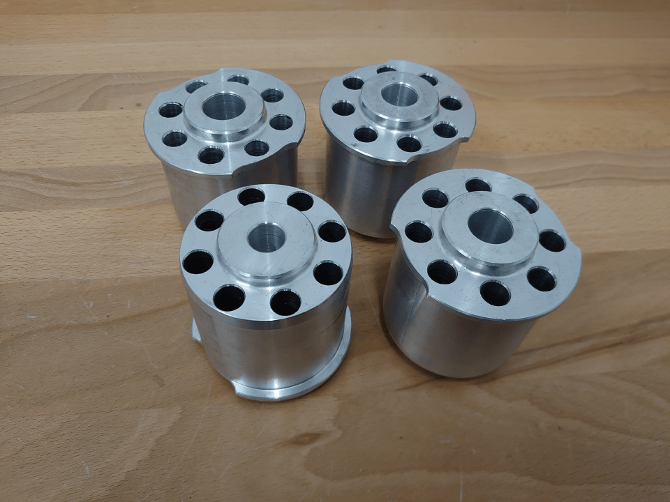 E36 Rear Subframe Bushings ( Aluminum ) SRS concept