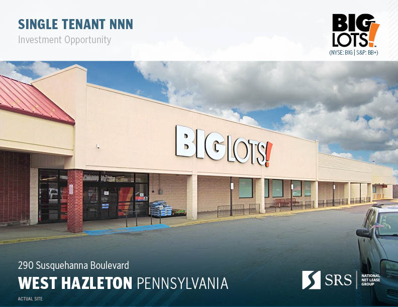 Hazleton, PA Big Lots! Retail investment sale in West Hazleton