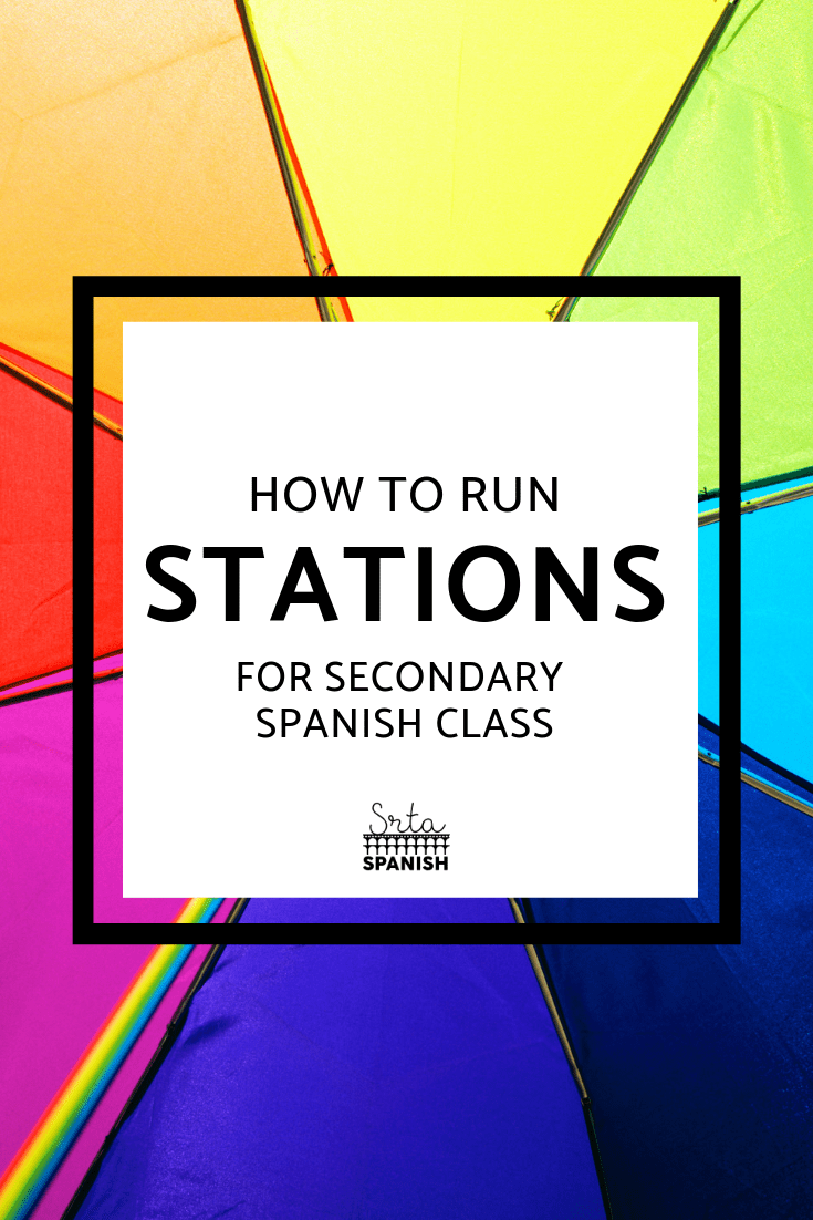 27 Activities for Stations in Spanish Class Srta Spanish