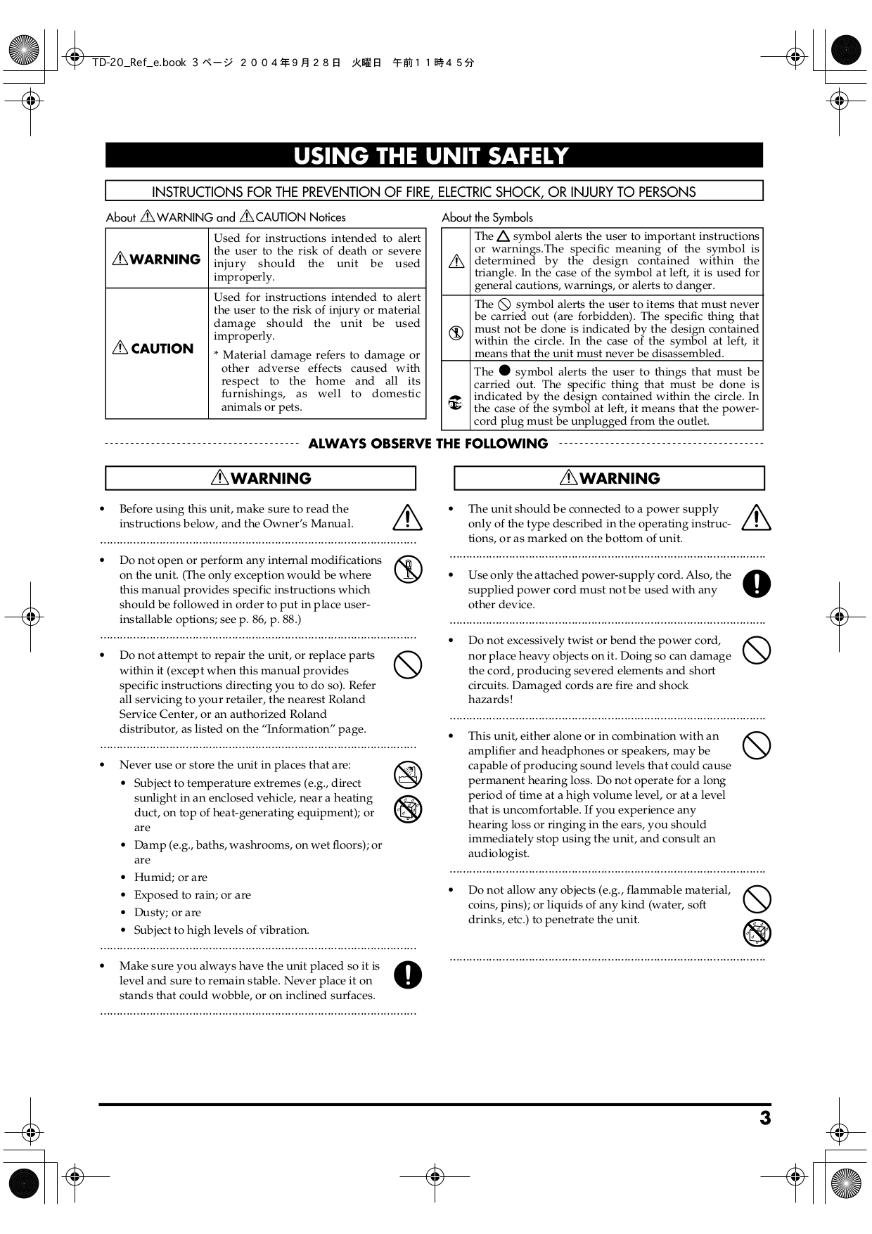 PDF manual for Roland Music Keyboard Fantom X8