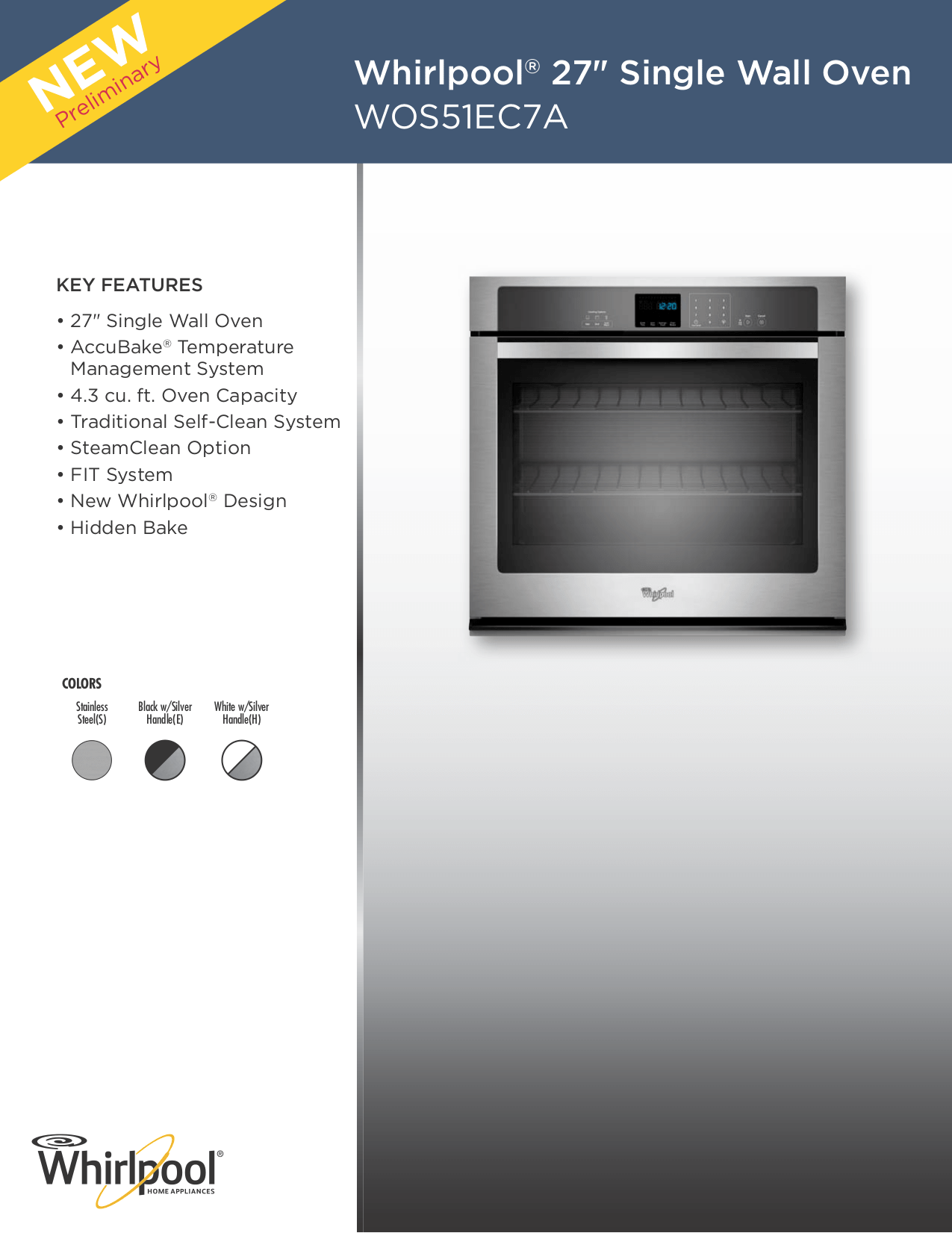 Download free pdf for Whirlpool RBS275PV Oven manual