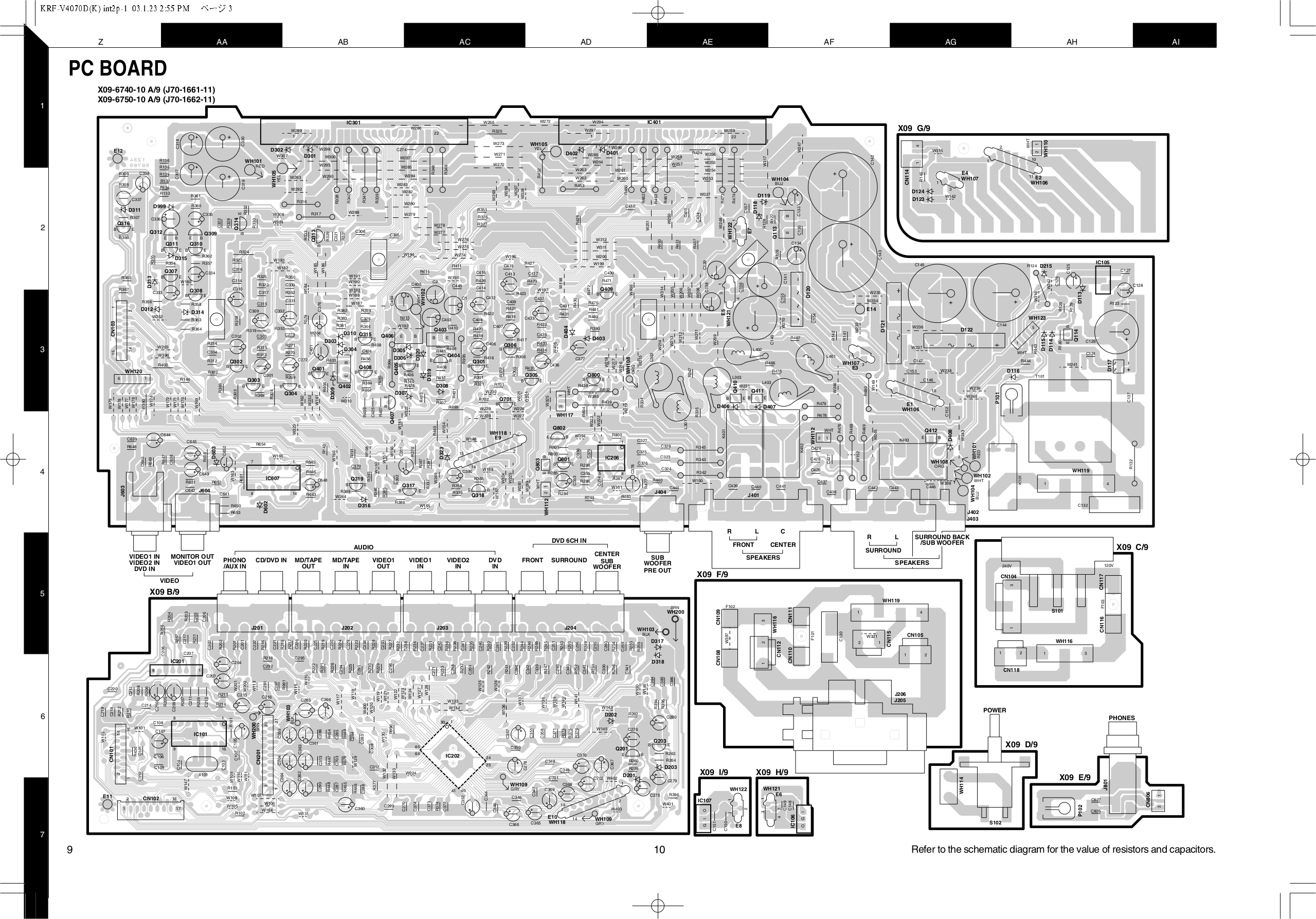 PDF manual for Kenwood Receiver KRFV5570D