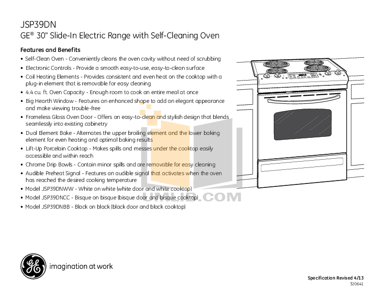 GE Appliance Download a Copy of Your Owner's Manual.