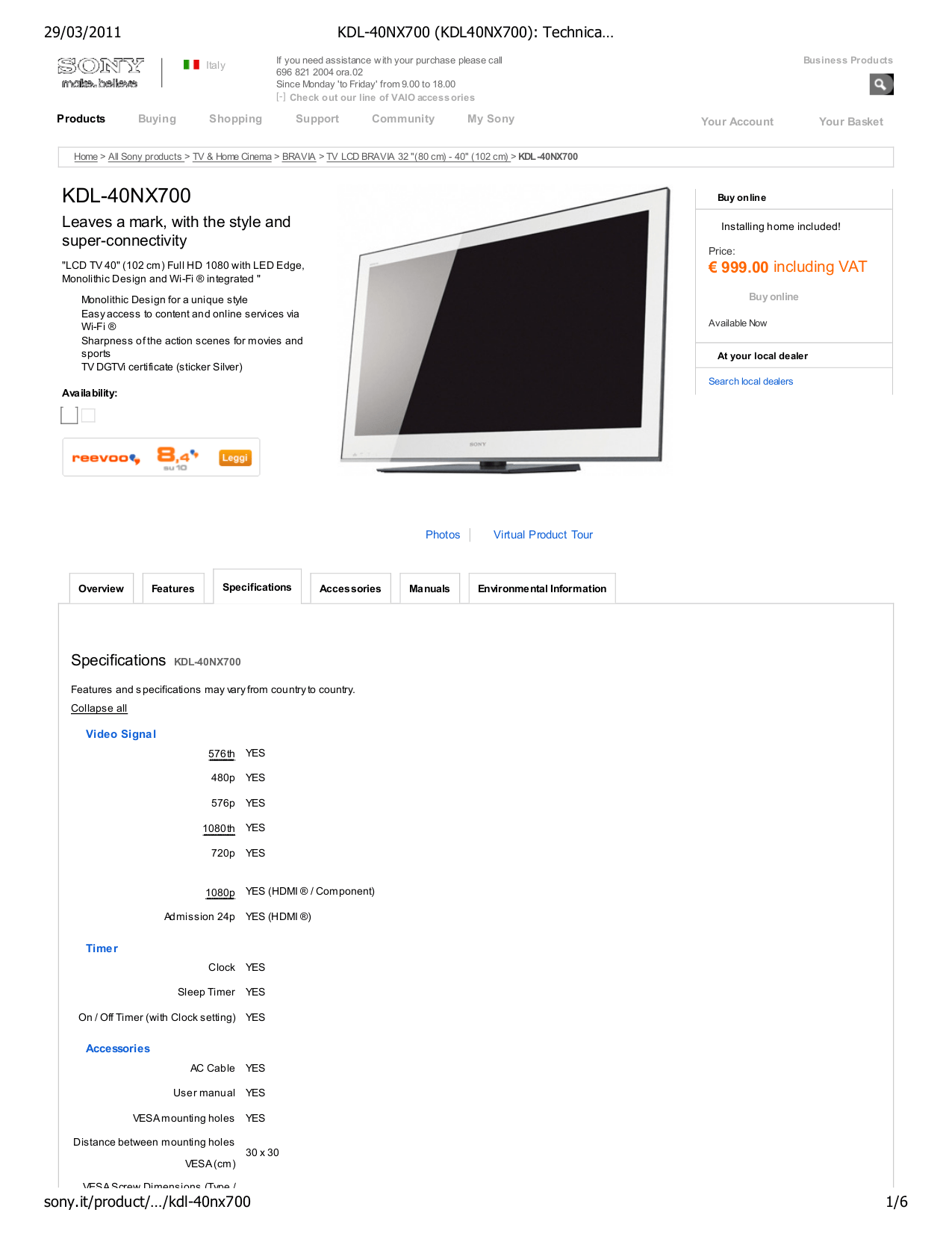 Manuals for LCD TVs (BRAVIA) Sony UK