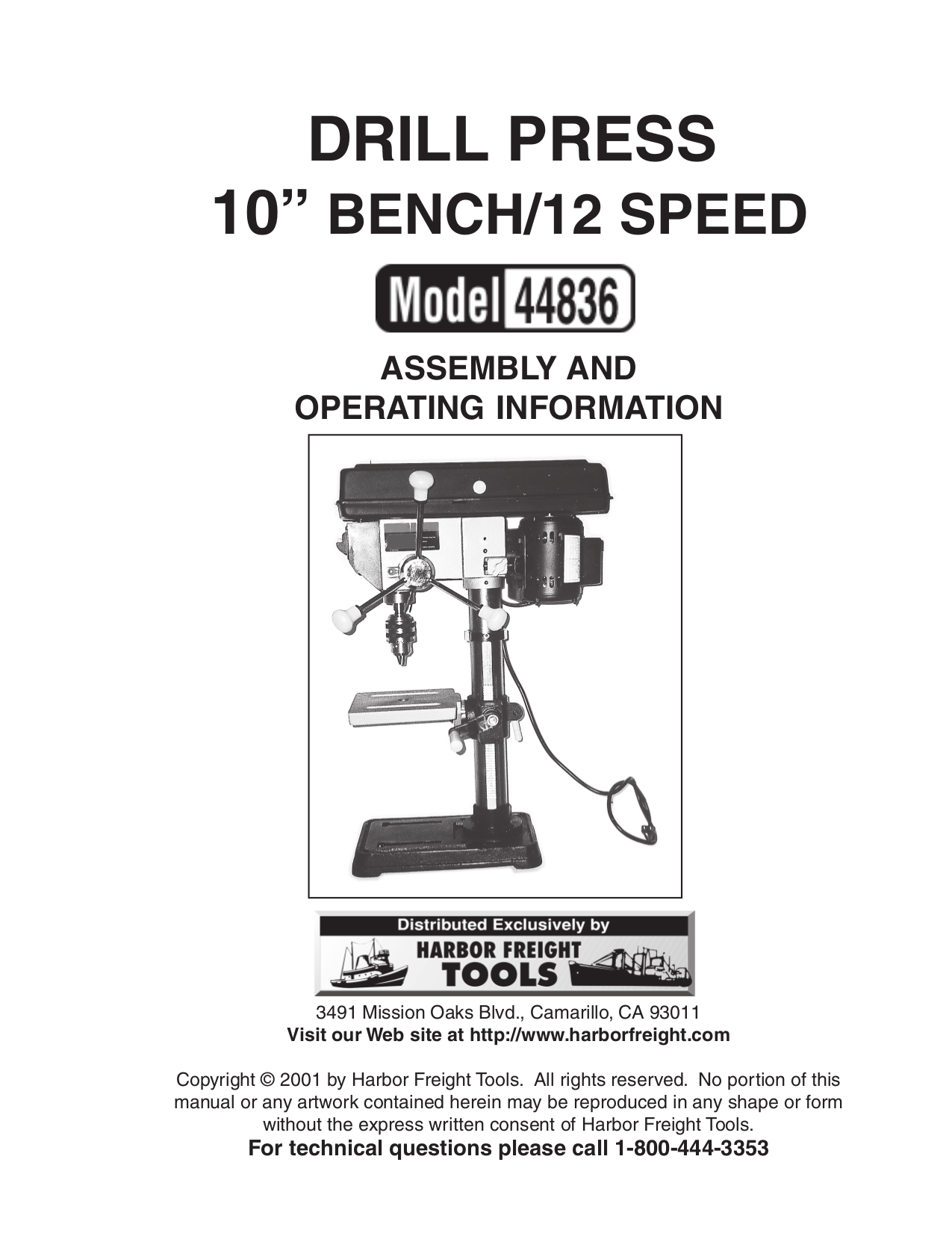 Download free pdf for Jet GHD20T Drill Press Other manual