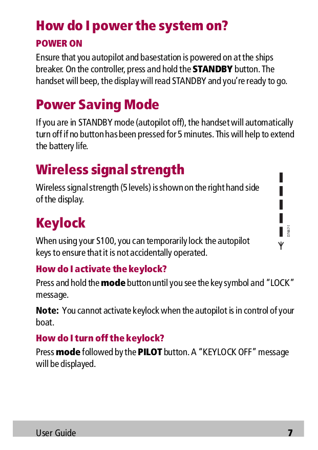 PDF manual for Raymarine Other S1000 Autopilot System