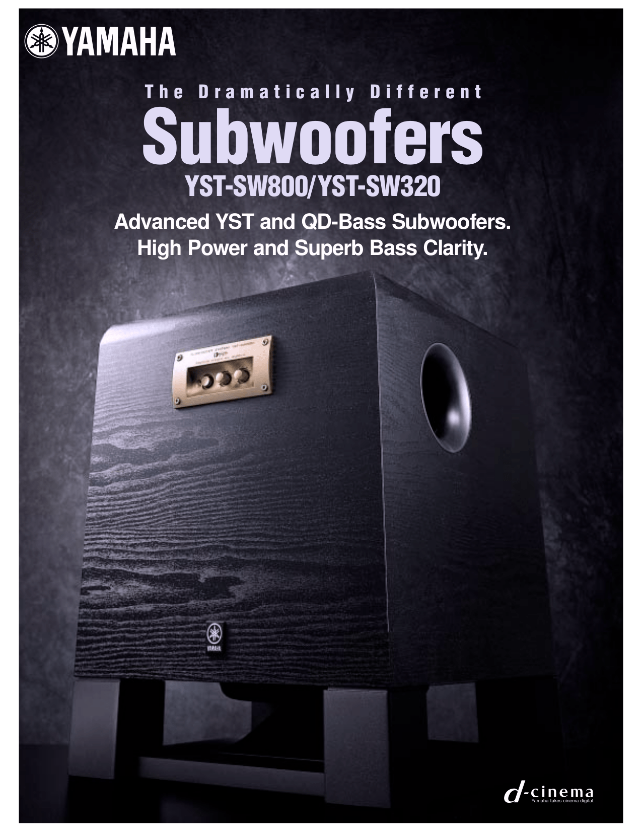PDF manual for Yamaha Subwoofer YSTSW800