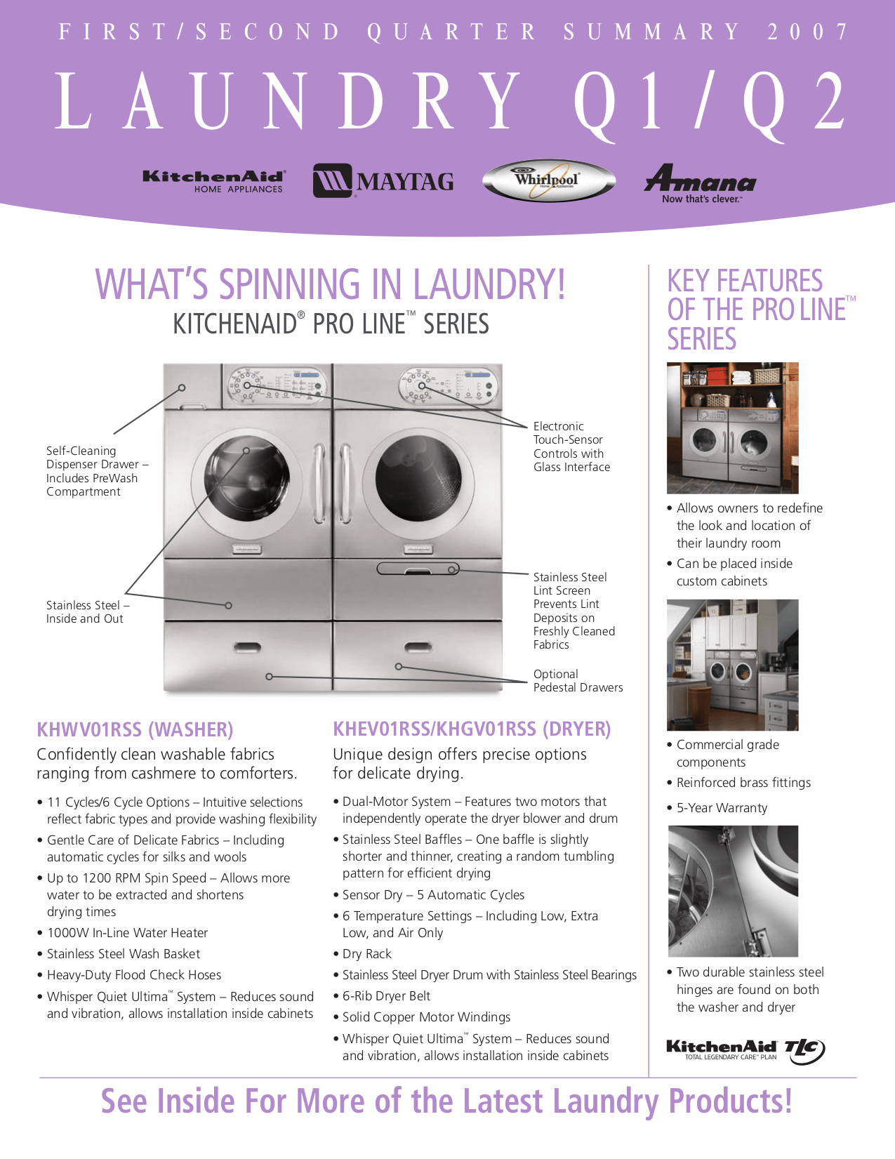 Home, Kitchen & Laundry Appliances & Products Whirlpool