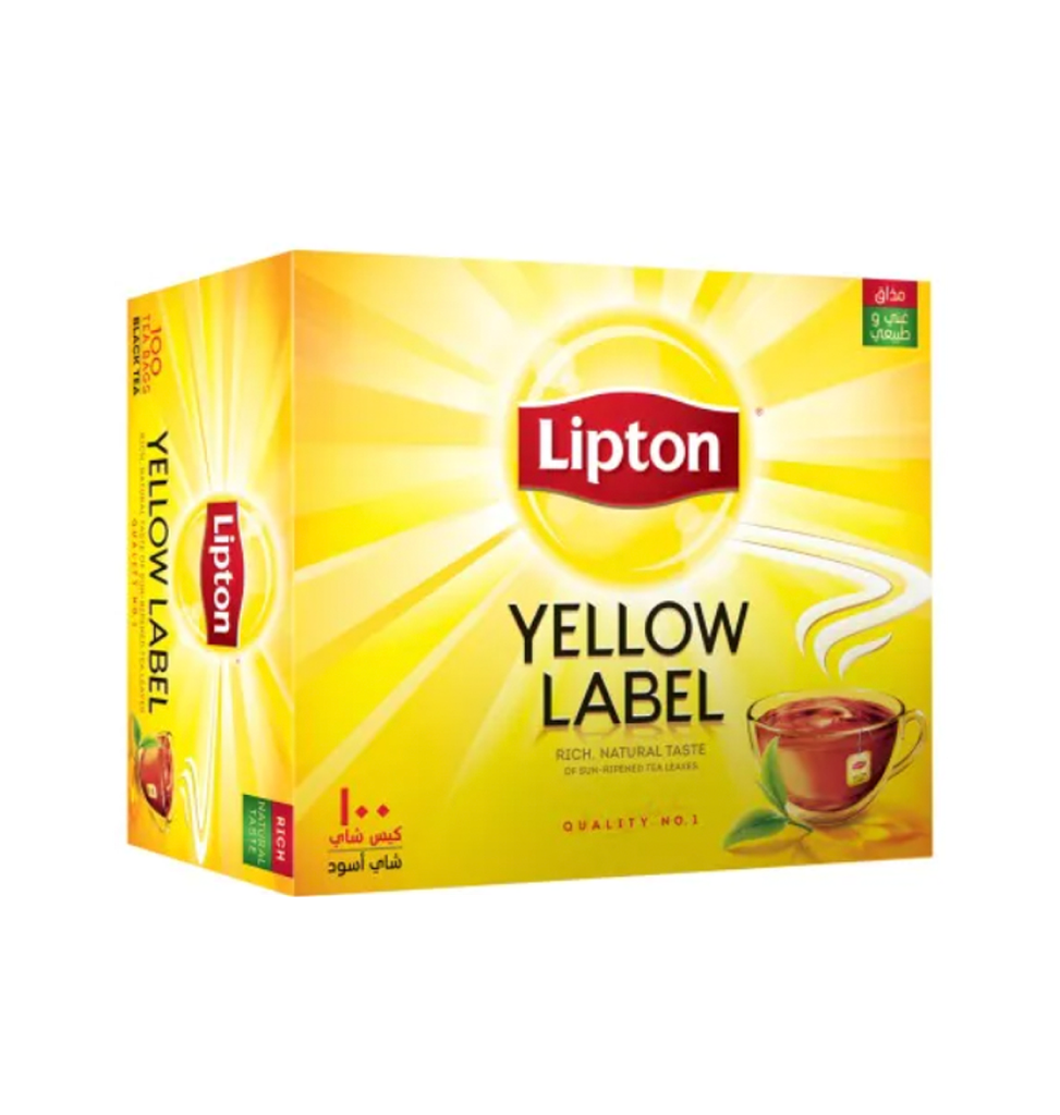 Lipton Yellow Label Black Tea 100 Bags SRV
