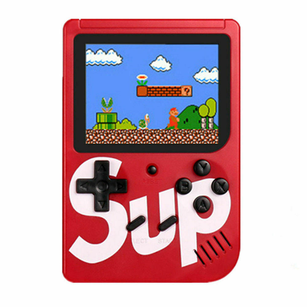 VIDEOGIOCO CONSOLE PORTATILE 8 BIT 400 GIOCHI COLORI RETRO