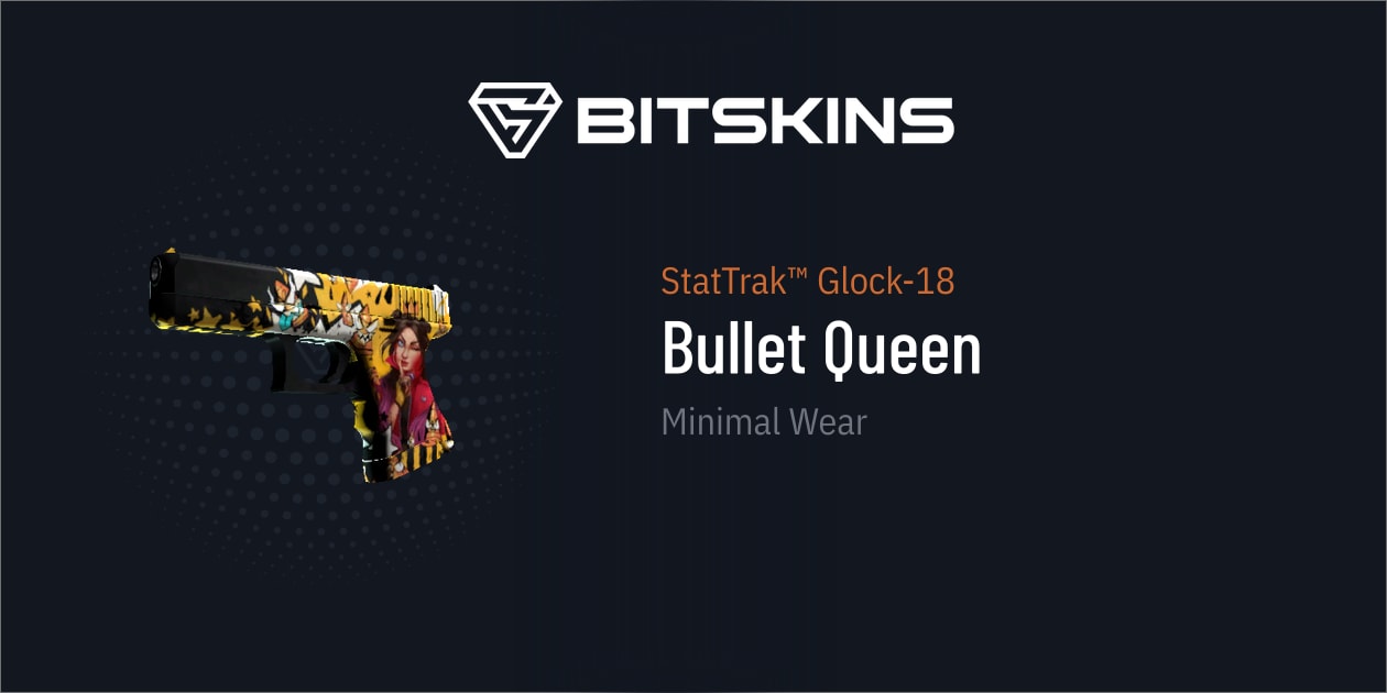 StatTrak™ Glock18 Bullet Queen (Minimal Wear) CS2 Skins Find and