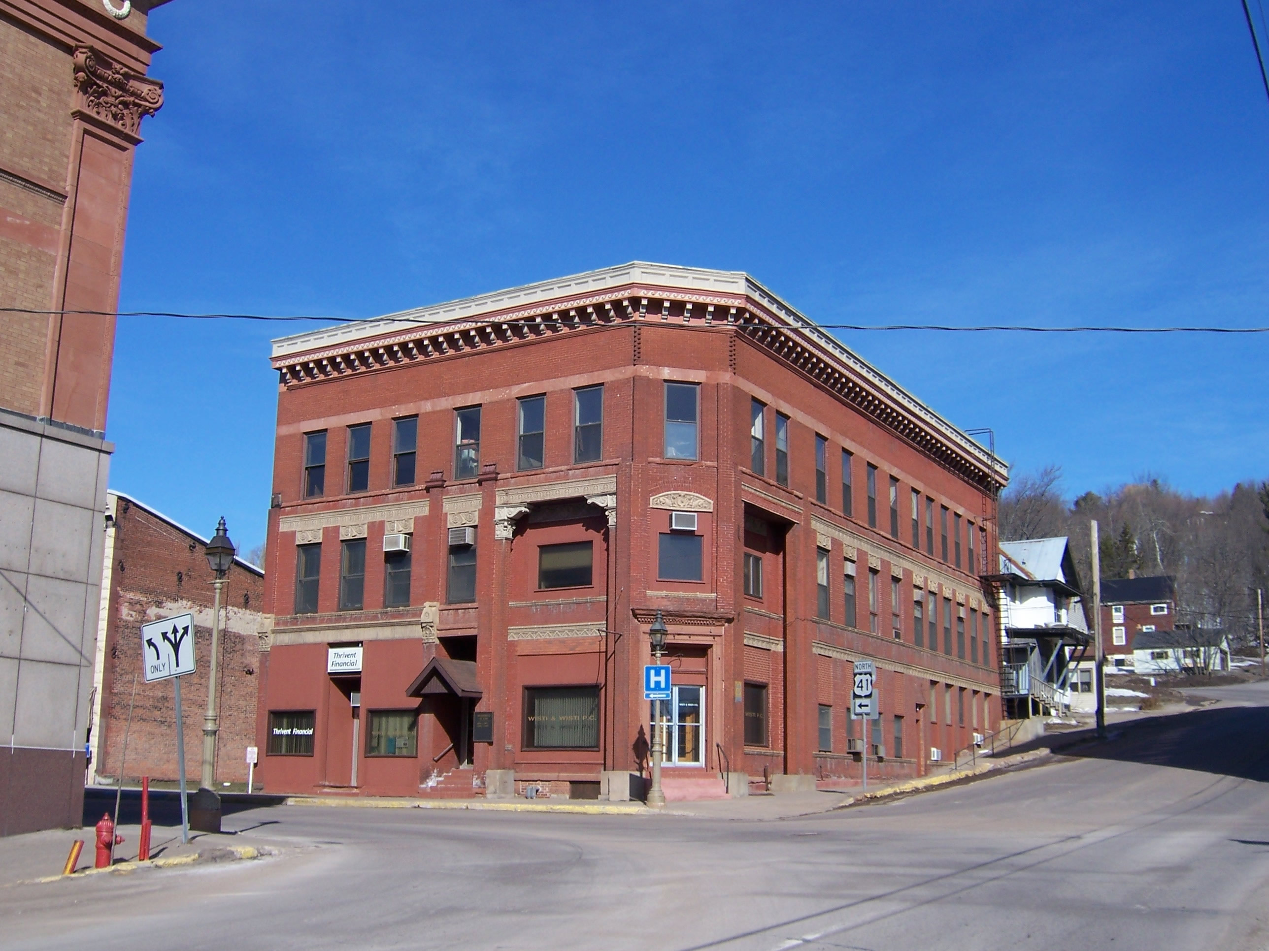 First National Bank Building Addition — Copper Country Architects