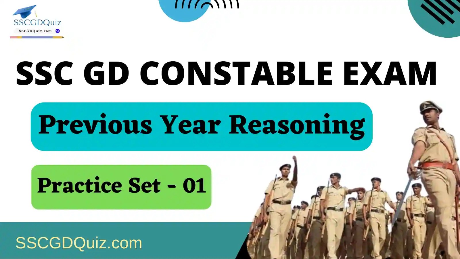 Previous Year Reasoning Questions SSC GD Constable 2022 [10/01/2023