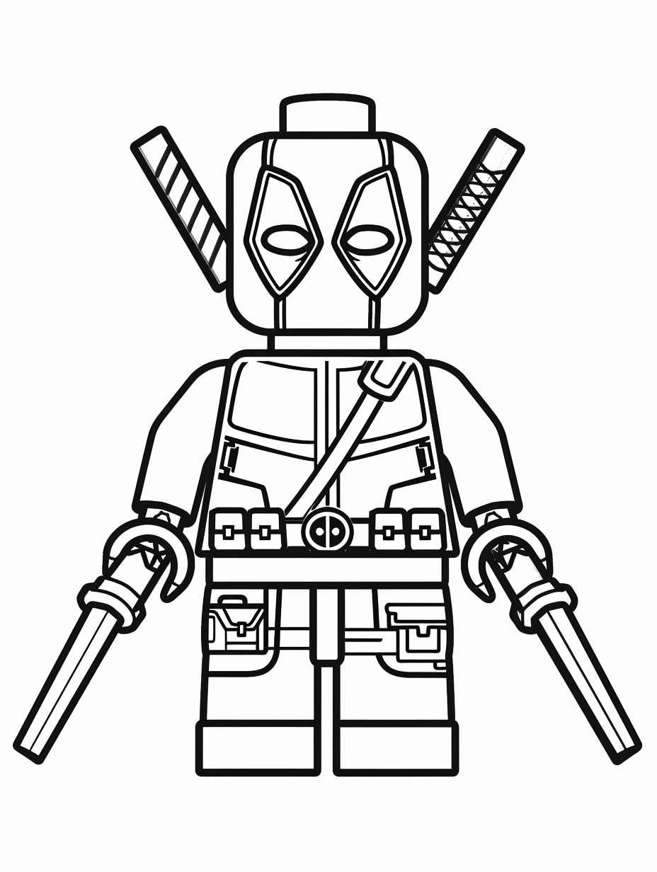 Deadpool Coloring Pages Printable K5 Worksheets