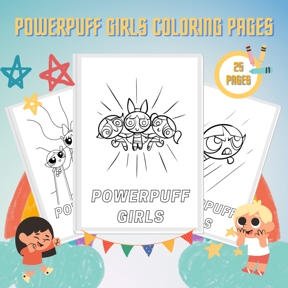 Bubbles Powerpuff Girls Coloring Pages