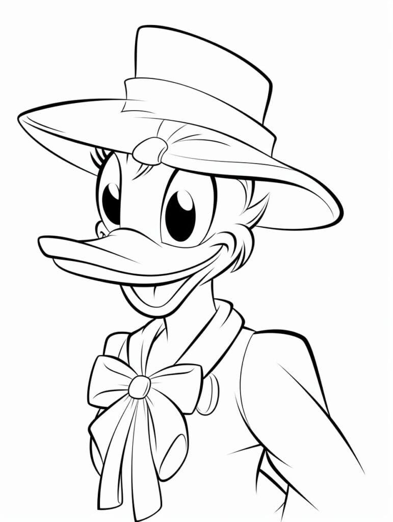 15 Daisy Duck Coloring Pages Free Download & Printables