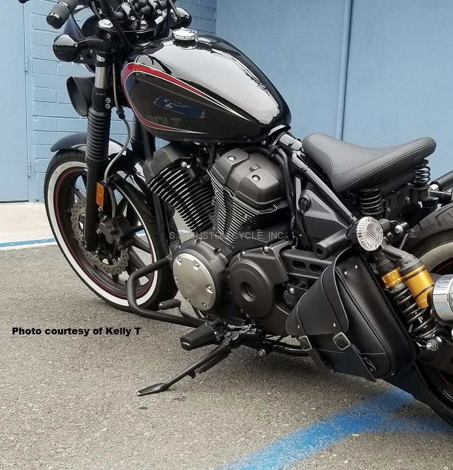 SINGLE SIDE SWINGARM BAG FOR YAMAHA BOLT SS Custom Cycle