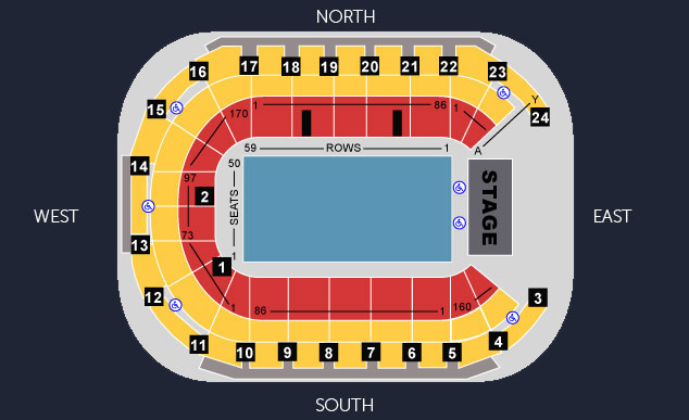 Seating Maps Seating Plan SSE Arena Belfast