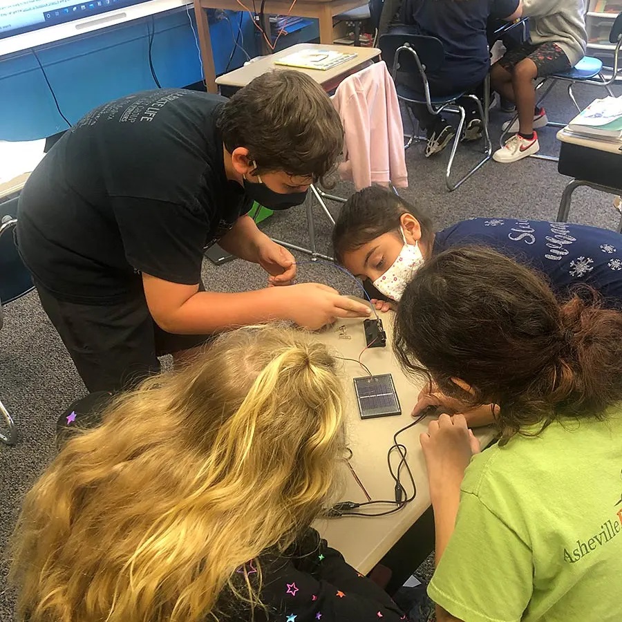 Tryon fourth graders study energy Smithsonian Science Education Center